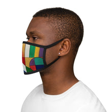 Load image into Gallery viewer, Abstract colors Mixed-Fabric Face Mask