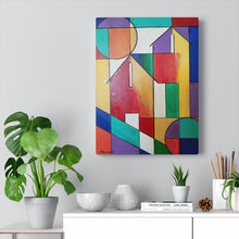 Load image into Gallery viewer, Abstract House Canvas Gallery Wraps