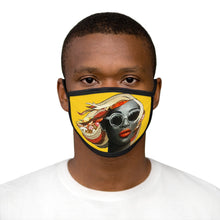 Load image into Gallery viewer, Charlotte Yellow Diva  Mixed-Fabric Face Mask
