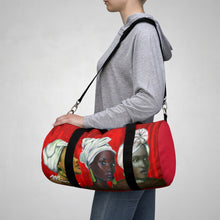 Load image into Gallery viewer, Red and White Sisterhood Duffel Bag
