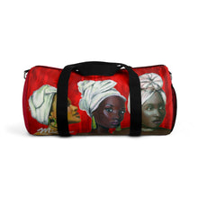 Load image into Gallery viewer, Red and White Sisterhood Duffel Bag
