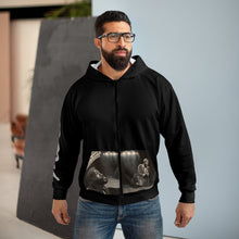 Load image into Gallery viewer, Marvin AOP Unisex Zip Hoodie
