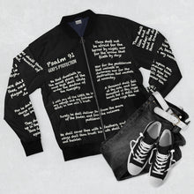 Load image into Gallery viewer, Psalms 91 AOP Bomber Jacket
