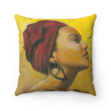 Load image into Gallery viewer, Red Beauty Spun Polyester Square Pillow
