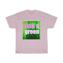Load image into Gallery viewer, Pink and Green Abst ract T-shirt
