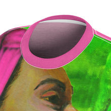 Load image into Gallery viewer, Pink and Green Women's AOP Cut &amp; Sew Tee
