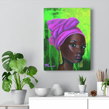 Load image into Gallery viewer, Pink and green art, aka art, aka sorority art
